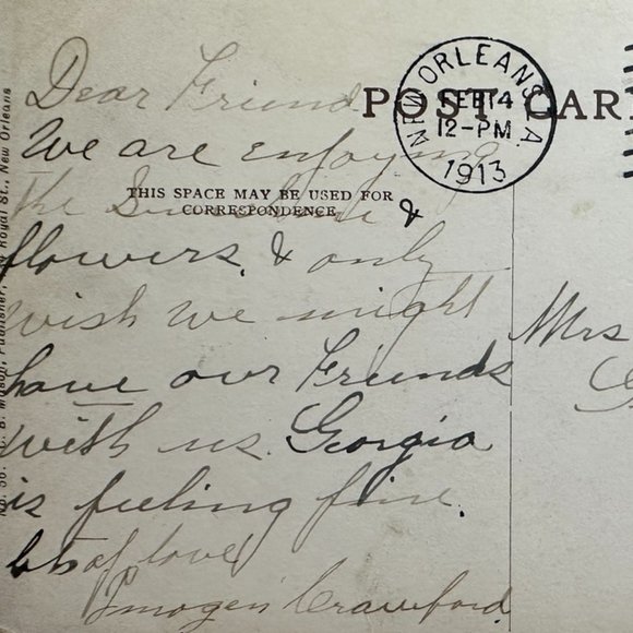 Vintage Louisiana Postcards (Lot of 5): Hotels, Charity Hospital, Lafayette Sq. - Picture 3 of 11